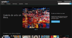 Desktop Screenshot of es.upside-art.com